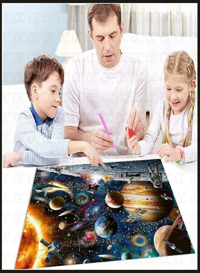 DIAMOND CRAFTZ Diamond Painting Kits, 5D Diamond Paint for Adults and Kids with Diamond Art Painting Kits, Perfect for Home Decoration and Room Wall Decor (35x40cm)-Space - Image 4